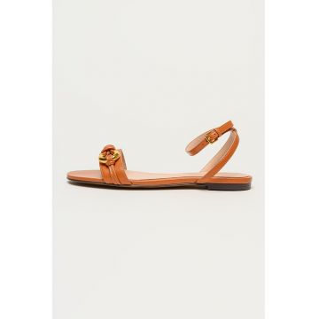 Sandale din piele Finn - Maro cognac
