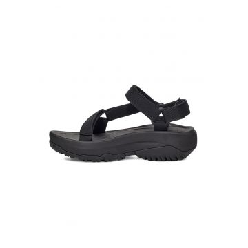 Sandale masive cu velcro Hurricane - Negru stins