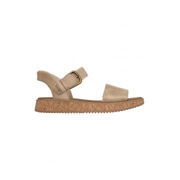 Sandale slip-ins din material textil Sun Vibe - Maro taupe
