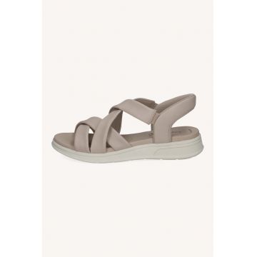 Sandale slip-on din piele - Bej