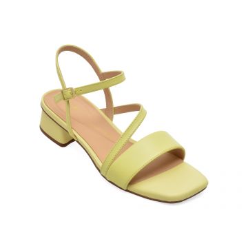 Sandale CLARKS verzi, SER35ST, din piele naturala