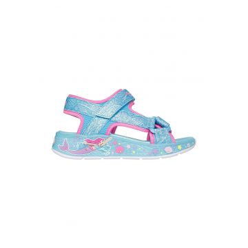 Sandale cu model Mermaid Dreams - Albastru pastel