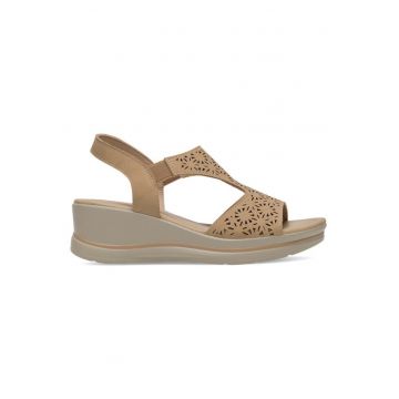 Sandale dama - 237 -  Sintetic - Bej