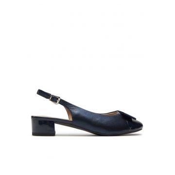 Sandale dama  303667962 - Piele naturala - Bleumarin