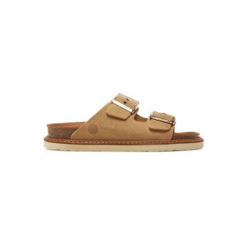 Sandale dama  303739423 - Piele naturala/Velur - Bej