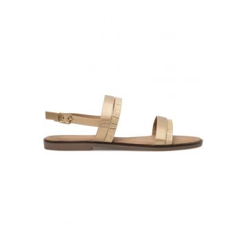 Sandale dama - 6277 -  Sintetic - Auriu