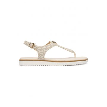 Sandale dama -  alb - piele ecologica - set