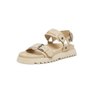 Sandale dama -  DEBRA-25SS497 - bej - material natural