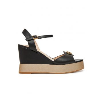 Sandale dama  piele naturala - negru - model 22222