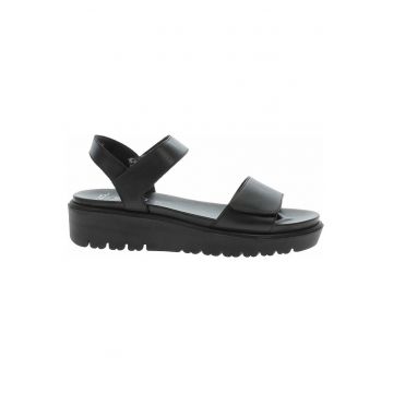 Sandale dama -  Piele - Negru -