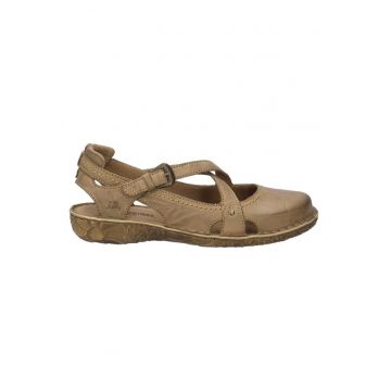 Sandale dama  ROSALIE 13 - piele naturala - bej - inchidere cu catarama -