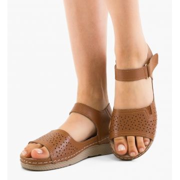 Sandale dama Trafer Camel