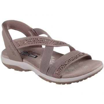 Sandale femei Skechers Reggae Slim - Summer Sparkle 163574-MOC