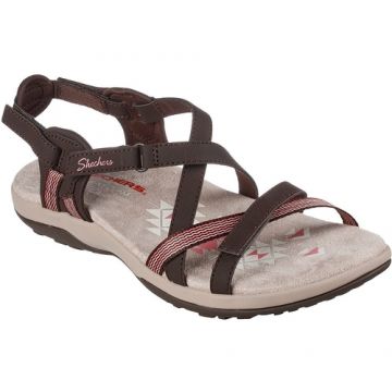 Sandale femei Skechers Reggae Slim - Sun Array 163115-CHOC