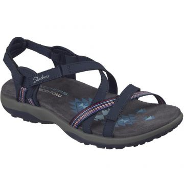 Sandale femei Skechers Reggae Slim - Sun Array 163115-NVY