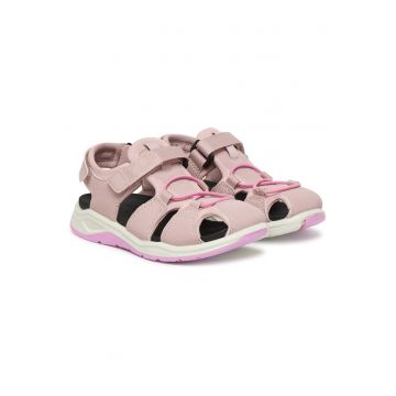 Sandale Fete -  piele ecologica - violet/roz
