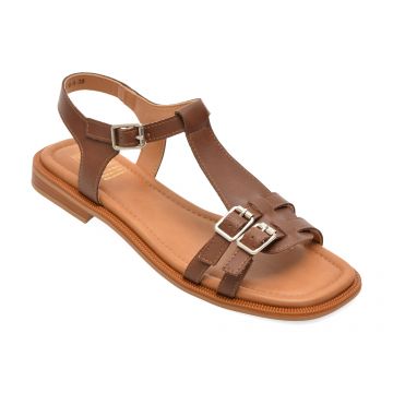 Sandale FLAVIA PASSINI maro, 35K16, din piele naturala