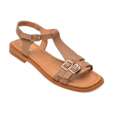 Sandale FLAVIA PASSINI maro, 35K16, din piele naturala