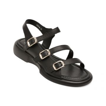Sandale FLAVIA PASSINI negre, 502, din piele naturala
