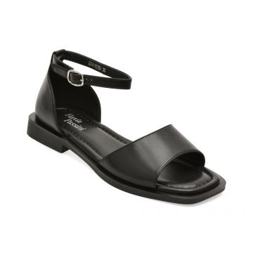 Sandale FLAVIA PASSINI negre, 5709, din piele naturala