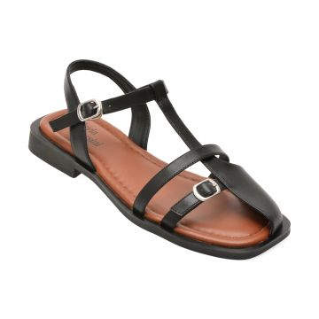 Sandale FLAVIA PASSINI negre, Q4215, din piele naturala