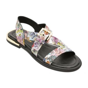 Sandale GOLD DEER multicolor, 458015, din piele naturala