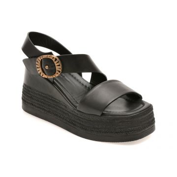 Sandale GRYXX negre, 1766347, din piele naturala