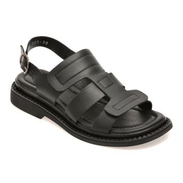 Sandale GRYXX negre, 2311514, din piele naturala