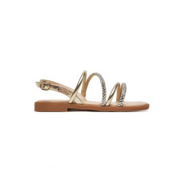 Sandale  Platinium - piele ecologica - Auriu