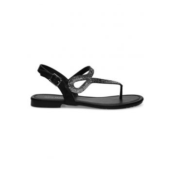 Sandale Sintetic Negru - Negru