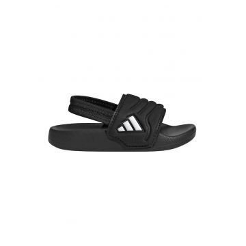Sandale slingback Adilette - Alb/Negru