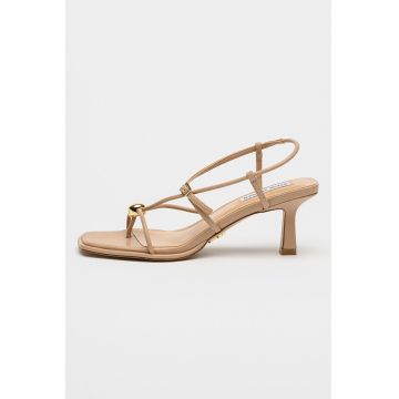 Sandale slingback cu varf patrat Jackpots - Bej