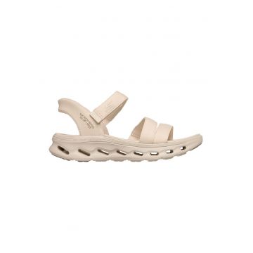 Sandale slip-ins din material textil GO WALK Glide-Step 2.0 - Crem