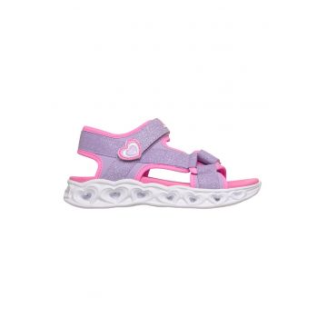Sneakers - Sandale textile Heart Lights - Roz aprins/Lila pal