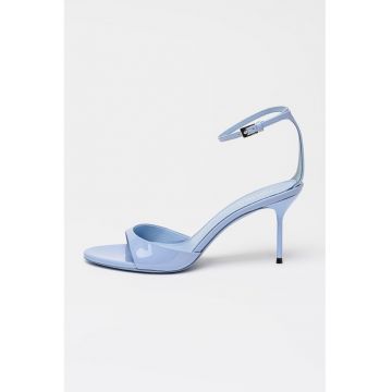 LSandale de piele cu toc stiletto idia - Albastru deschis