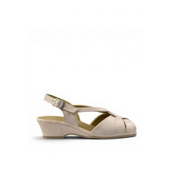 Sandale Casual 0065-Crem - Crem