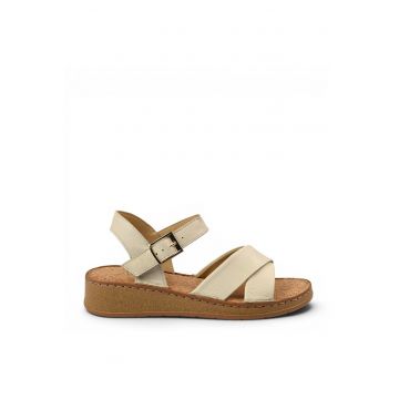 Sandale Casual D27-14601-Crem - Crem
