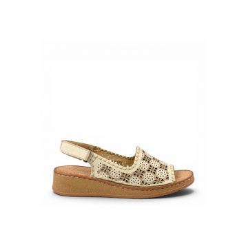 Sandale Casual D27-14604-Crem - Crem