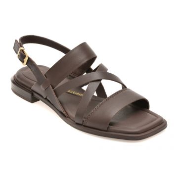 Sandale CLARKS maro, ARIASTR, din piele naturala