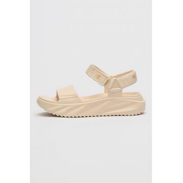 Sandale cu inchidere velcro Moon - Bej deschis