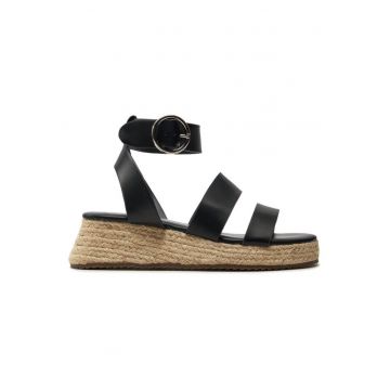 Sandale dama  303569570 - Imitatie de piele - Negru - Negru