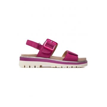 Sandale dama  303784539 - Piele intoarsa - Roz