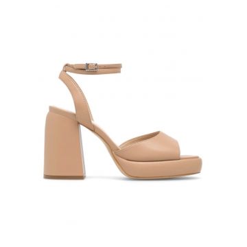 Sandale dama - 40212 -  Sintetic - Bej