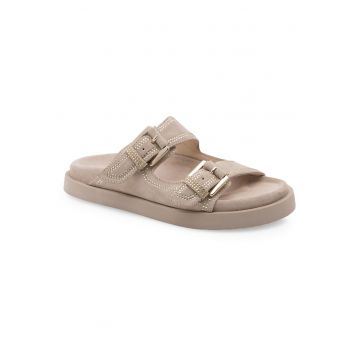 Sandale dama -  ELENA-24SS800 - piele naturala - ecru -