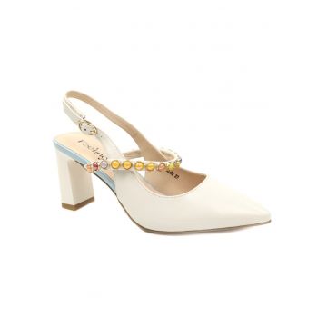 Sandale dama piele naturala 26 543 02 - Alb
