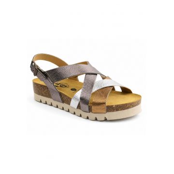 Sandale dama piele naturala 355888 15 - Gri