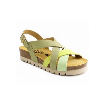 Sandale dama piele naturala 355888 15 - Verde