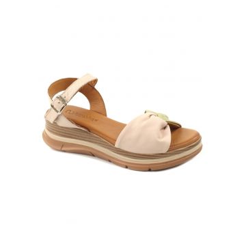 Sandale dama piele naturala D45 2715 - Roz