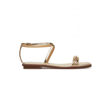 Sandale dama  piele naturala - Pale Gold - model Lena 40S5LEFS1M