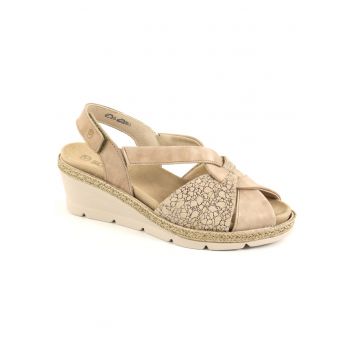 Sandale dama piele naturala SU22008VJT VENICE 03 N - Bej